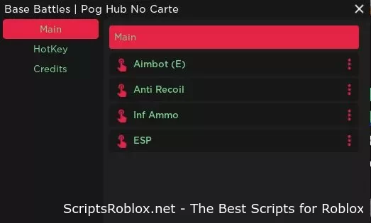 Base Battles script – (Aimbot, ESP, INF Ammo)