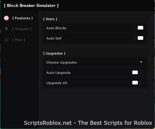 Block Breaker Simulator script – AutoUpgrade, Autofarm