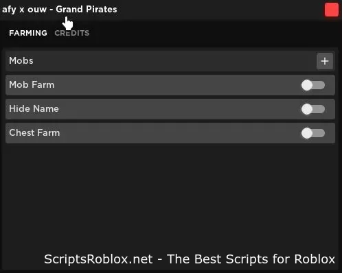 Grand Pirates script – Mob Farm, Chest Farm