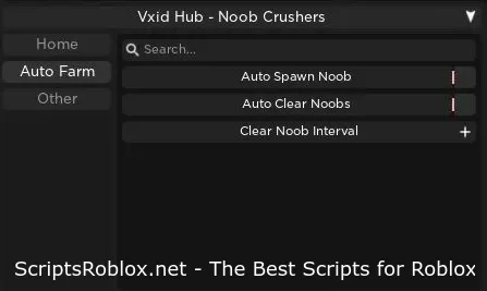 Noob Crushers script – Auto Spawn Noob, Auto Clear Noobs