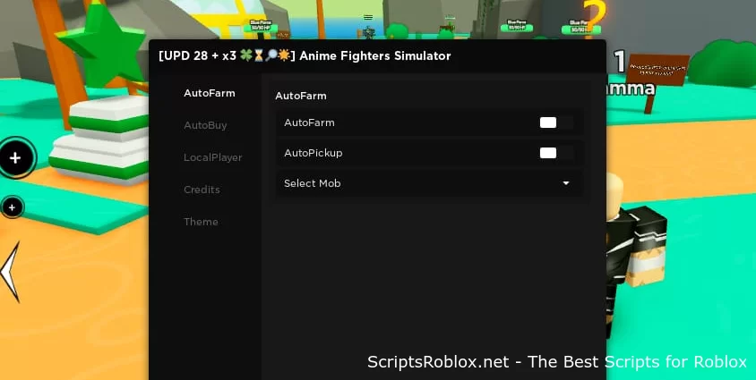 Anime Fighters Simulator - GUI Auto Farm, Auto Buy