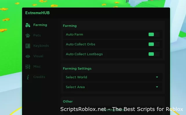 Pet Simulator X script - ExtremeHUB GUI Menu