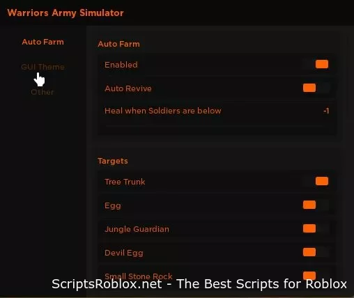Warriors Army Simulator script – Autofarm, AutoRevive