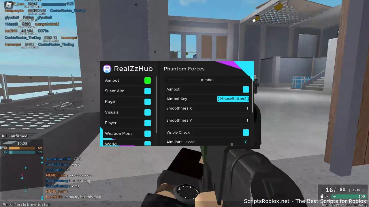 Phantom Forces Script: Silent Aim, Aimbot, ESP & More