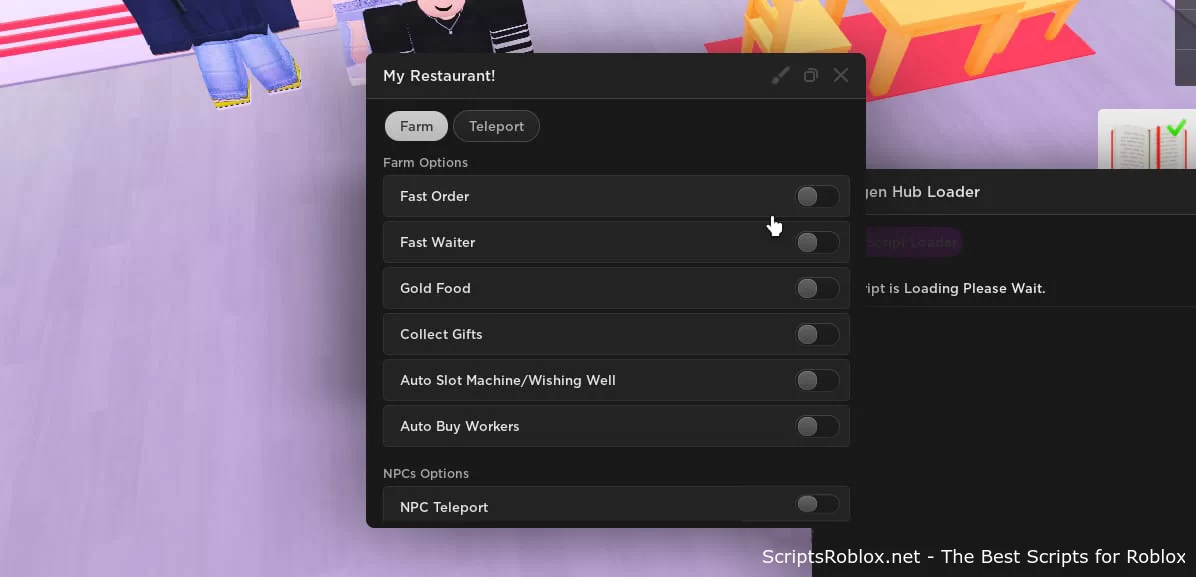 My Restaurant Script: Auto Farm, Teleports & More