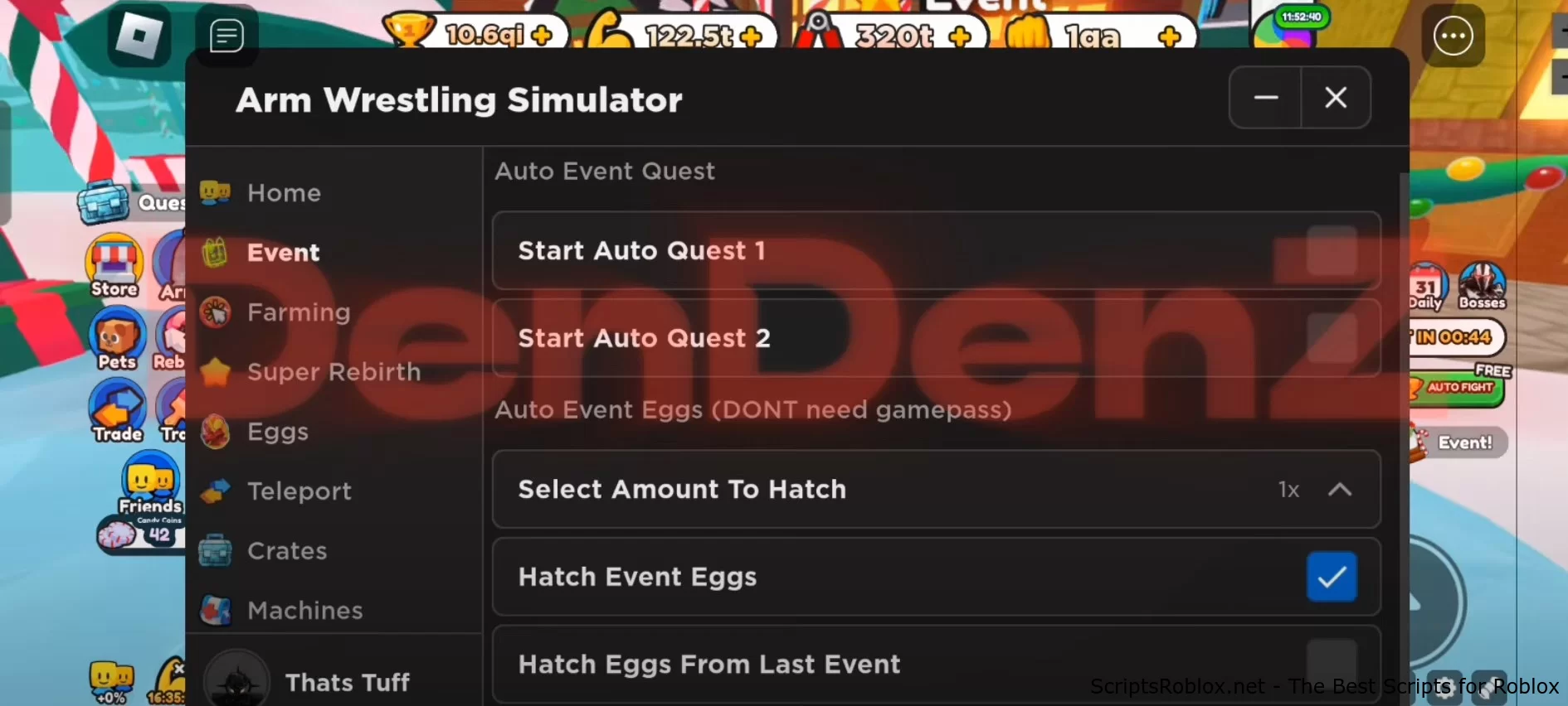 Arm Wrestle Simulator Script: Auto Quest, Auto Farm & More