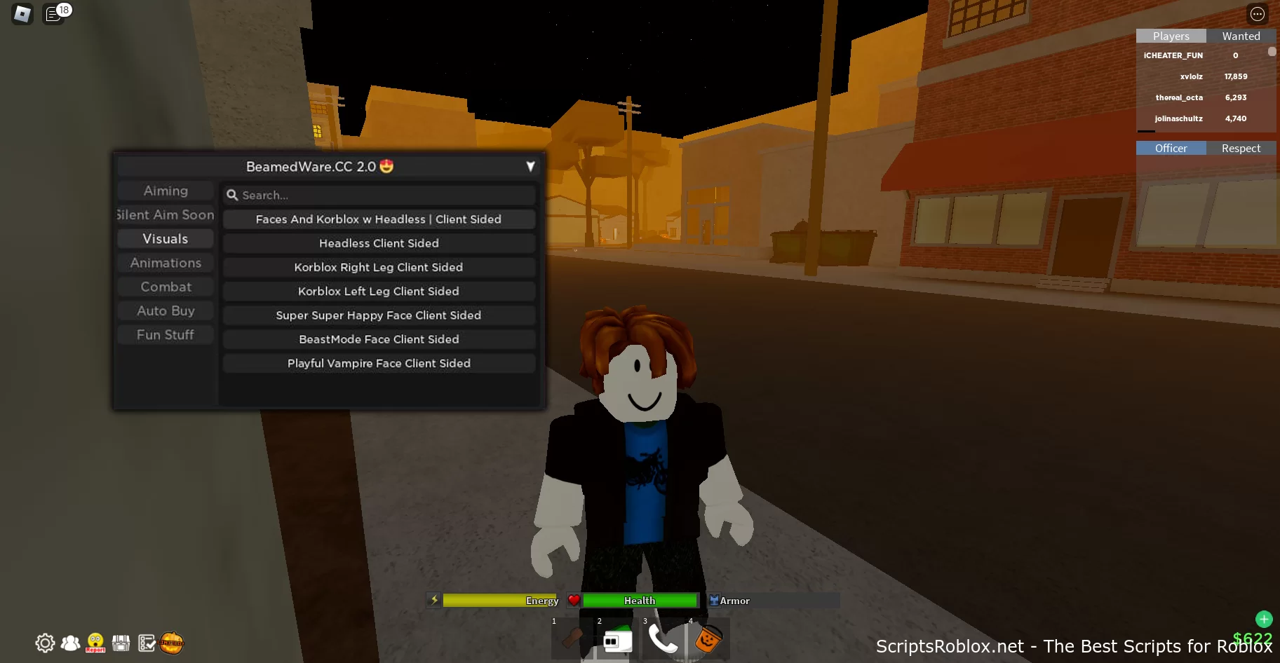 Da Hood Script BeamedWare: Auto Buy, Silent Aim & More