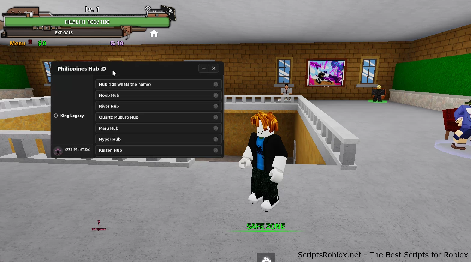 King Legacy Script: Philippines Hub