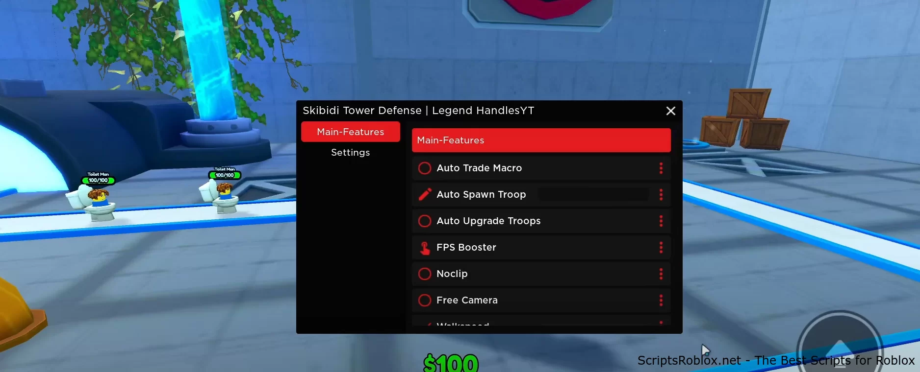 Skibidi Tower Defense Script: Auto Upgrade, Noclip & More