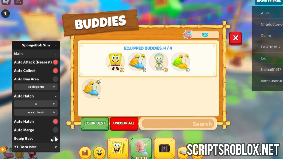 SpongeBob Simulator Script: Auto Attack, Auto Hatch & More