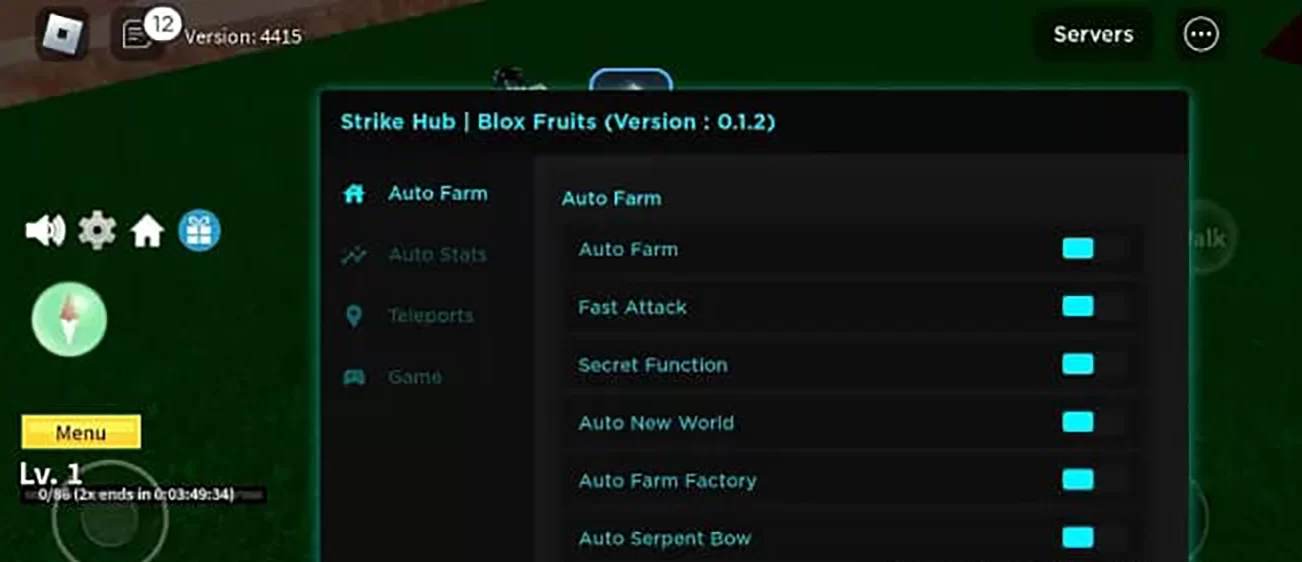 Blox Fruits Script Mobile: Auto Farm, Fast Attack, Teleports