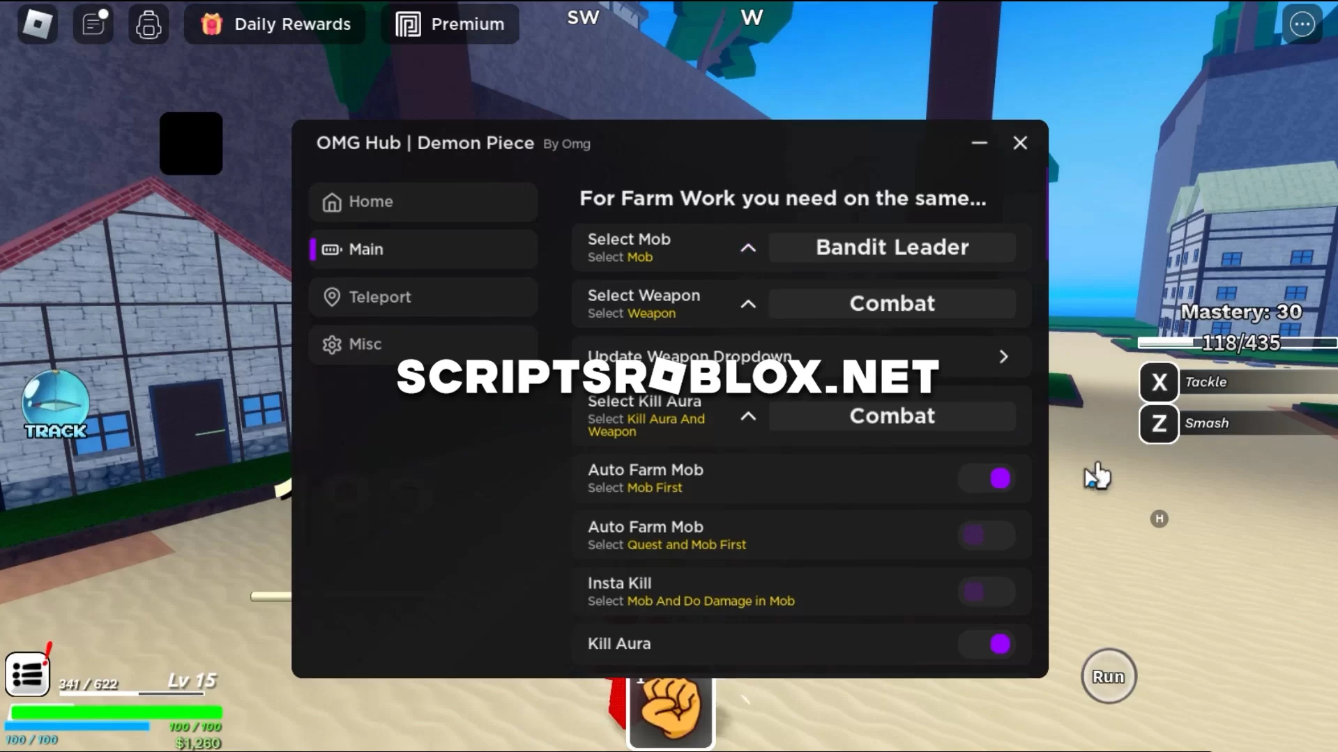 Demon Piece Script (OMG Hub) - Auto Farm, Kill Aura & More