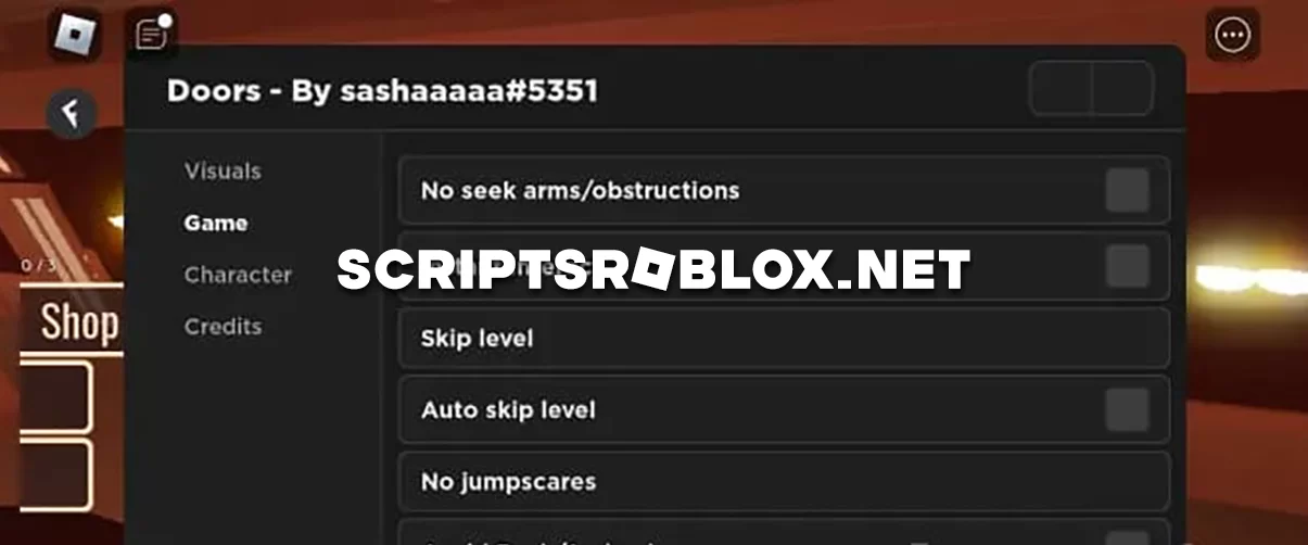 DOORS Script: Auto Skip Level, Instant Interact & More (Mobile Gui)