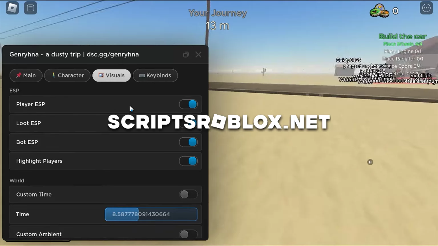 a dusty trip Script: Infinite Stamina, Teleports, Esp & More