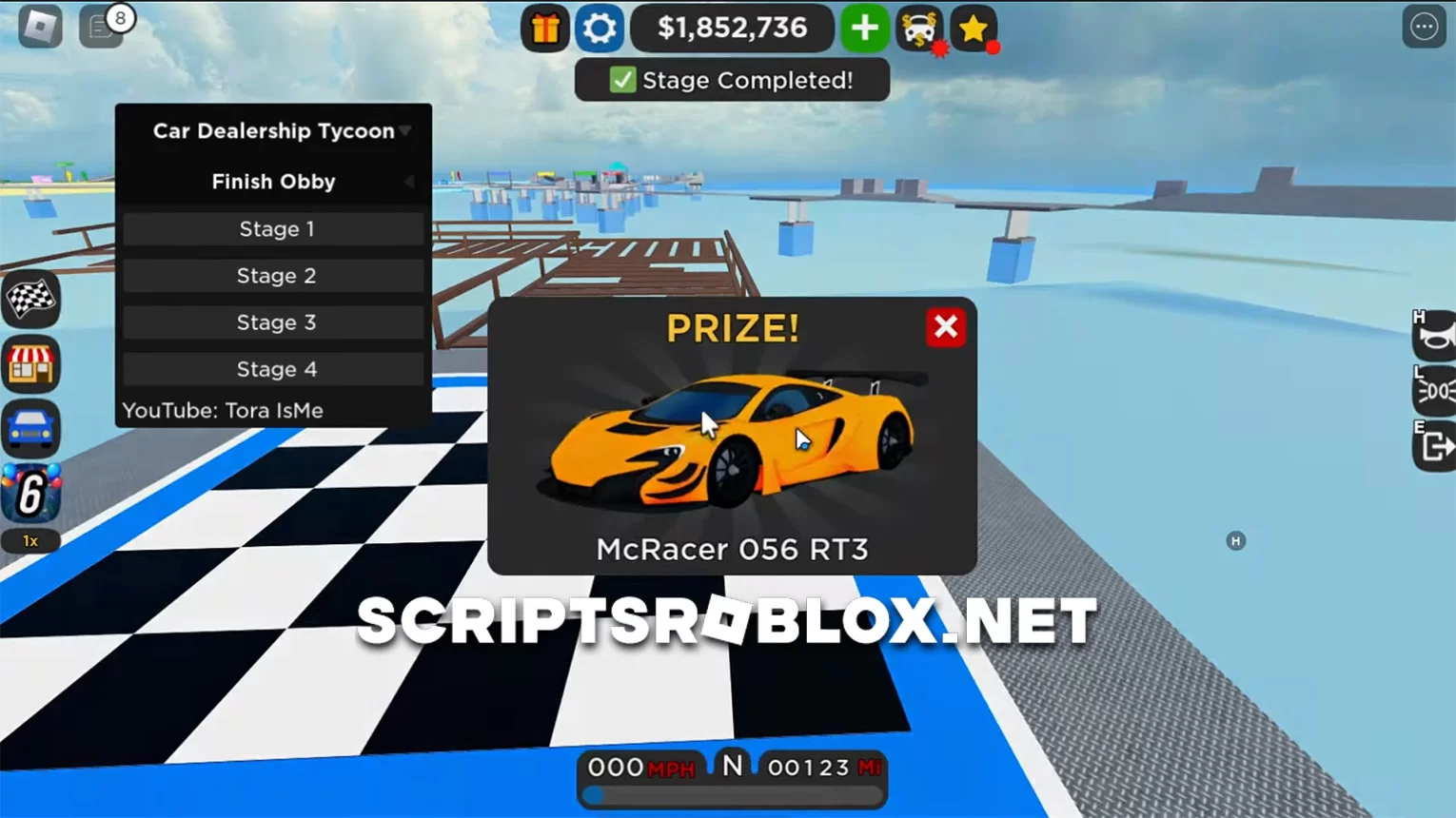 Car Dealership Tycoon Script - Finish All Car Obby, Claim Rewards