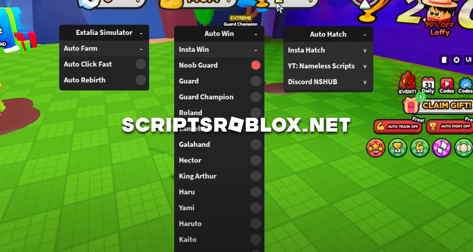 Extalia Simulator Script: Auto Farm, Auto Click & More