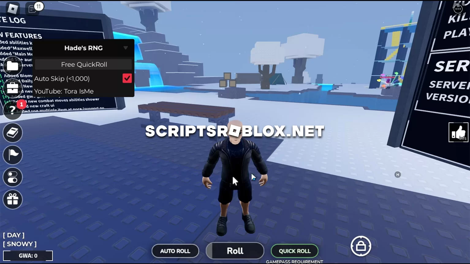 Hade's RNG Script: Auto Skip, Free Quick Roll