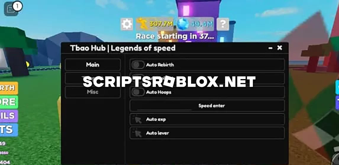 Legends Of Speed Script Mobile: Auto Exp, Auto Rebirth & More