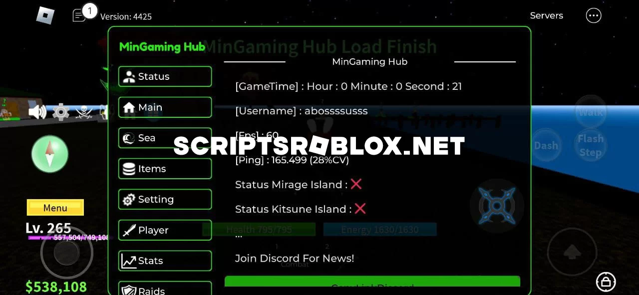 Blox Fruits Script (MinGaming Hub) - Auto Farm, Auto Skill & More