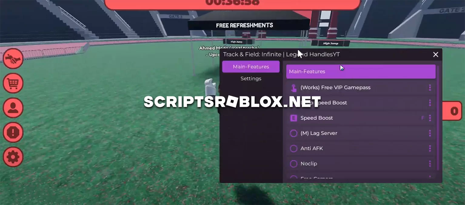 Track & Field: Infinite Script: Free VIP Gamepass, Speed Boost