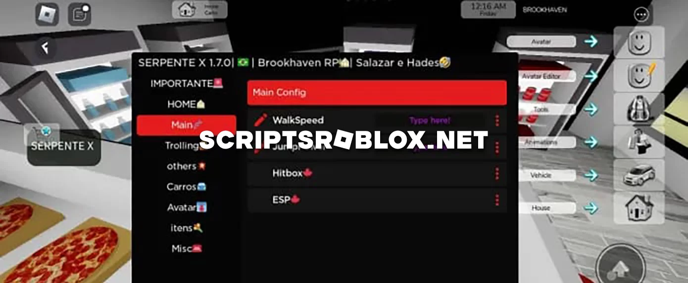Brookhaven Script Mobile: Hitbox, Esp, Walkspeed & More