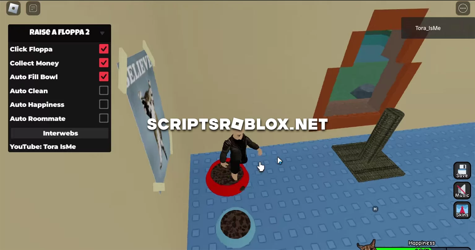 raise a floppa 2 Script: Click Floppa, Collect Money & More
