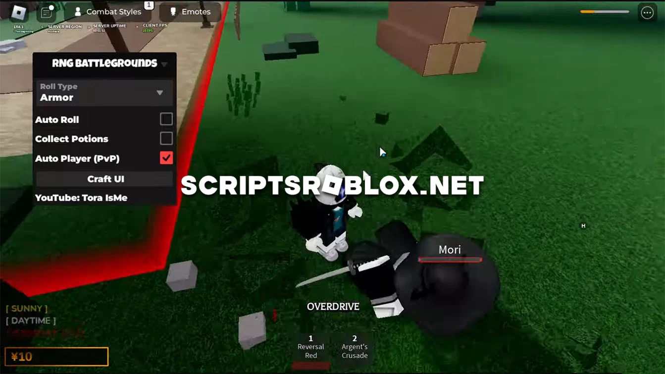 RNG Battlegrounds Script: Auto Roll, Collect Potions & More