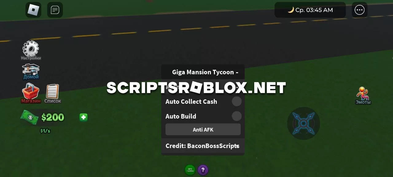 Giga Mansion Tycoon Script: Auto Build, Auto Collect Cash & More