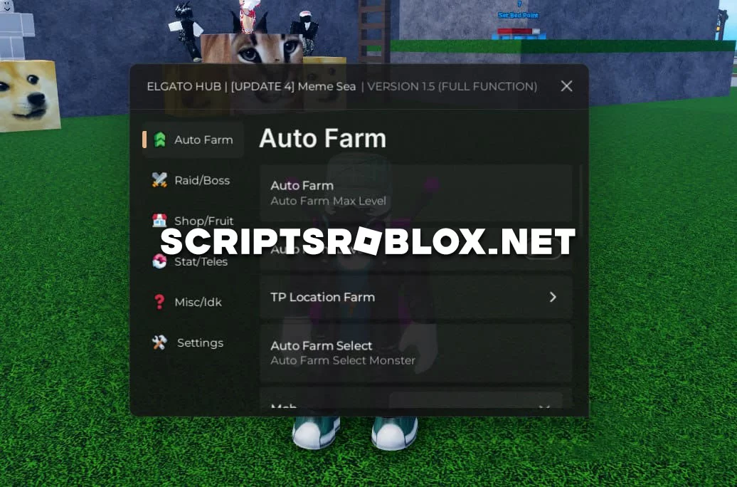 Meme Sea Script Mobile: Auto Farm Level, Auto Raid & More