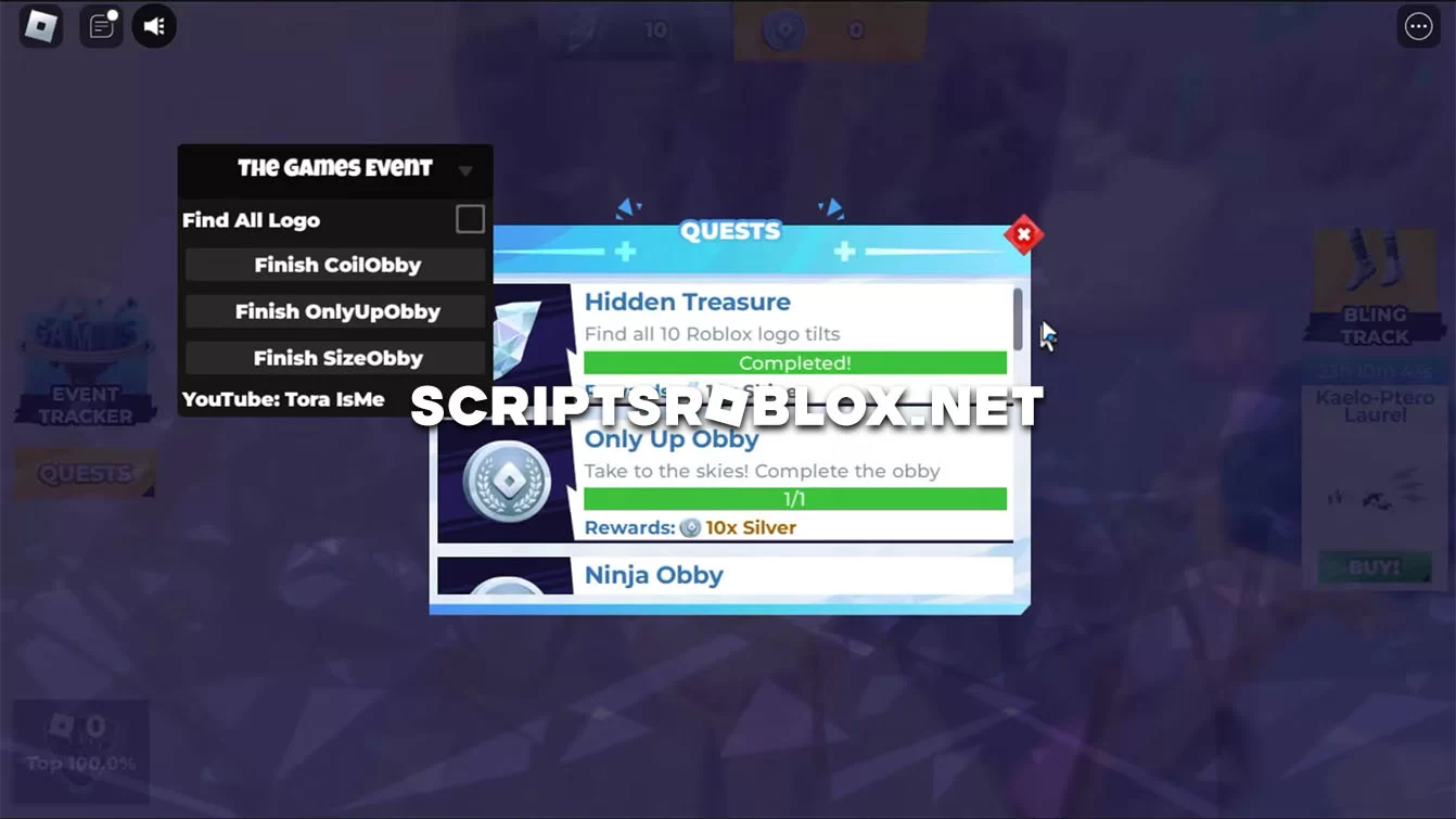 The Games Script: Finish Quest Event - Roblox 2024