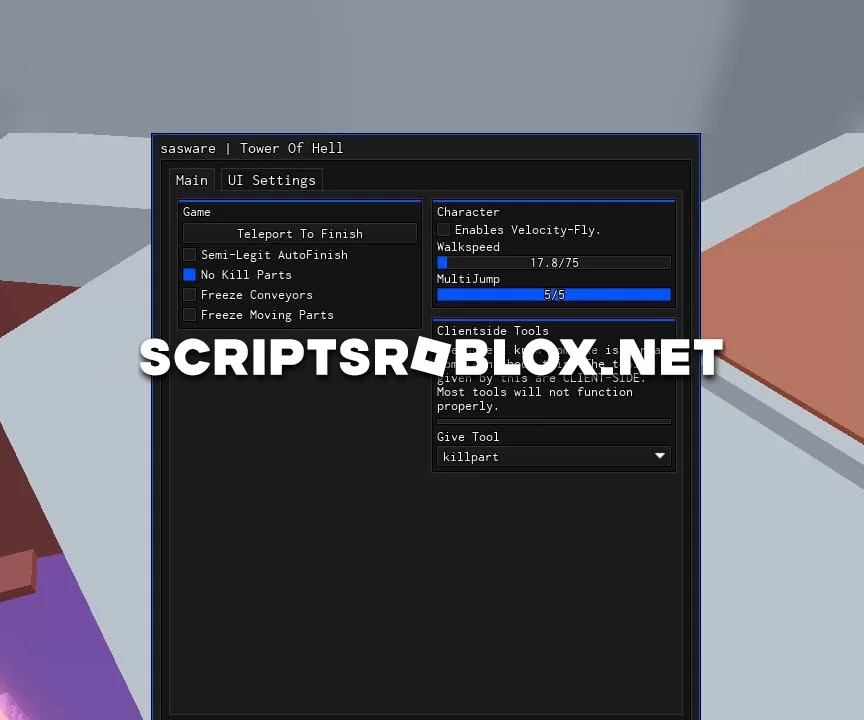 Tower of Hell Script: Multi Jump, Teleport to Finish & More