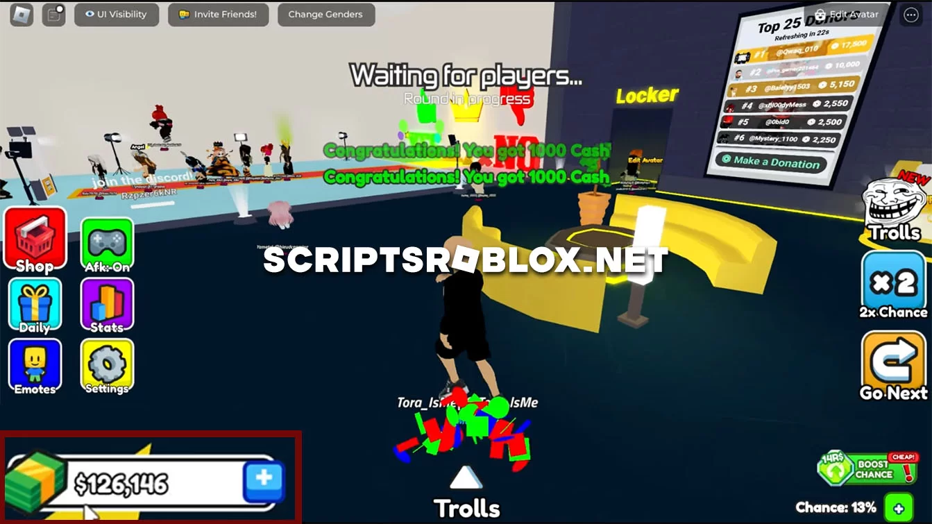 Like or Pass Script: Infinite Cash