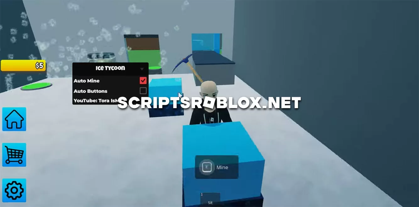 Ice Tycoon Script: Auto Buttons, Auto Mine