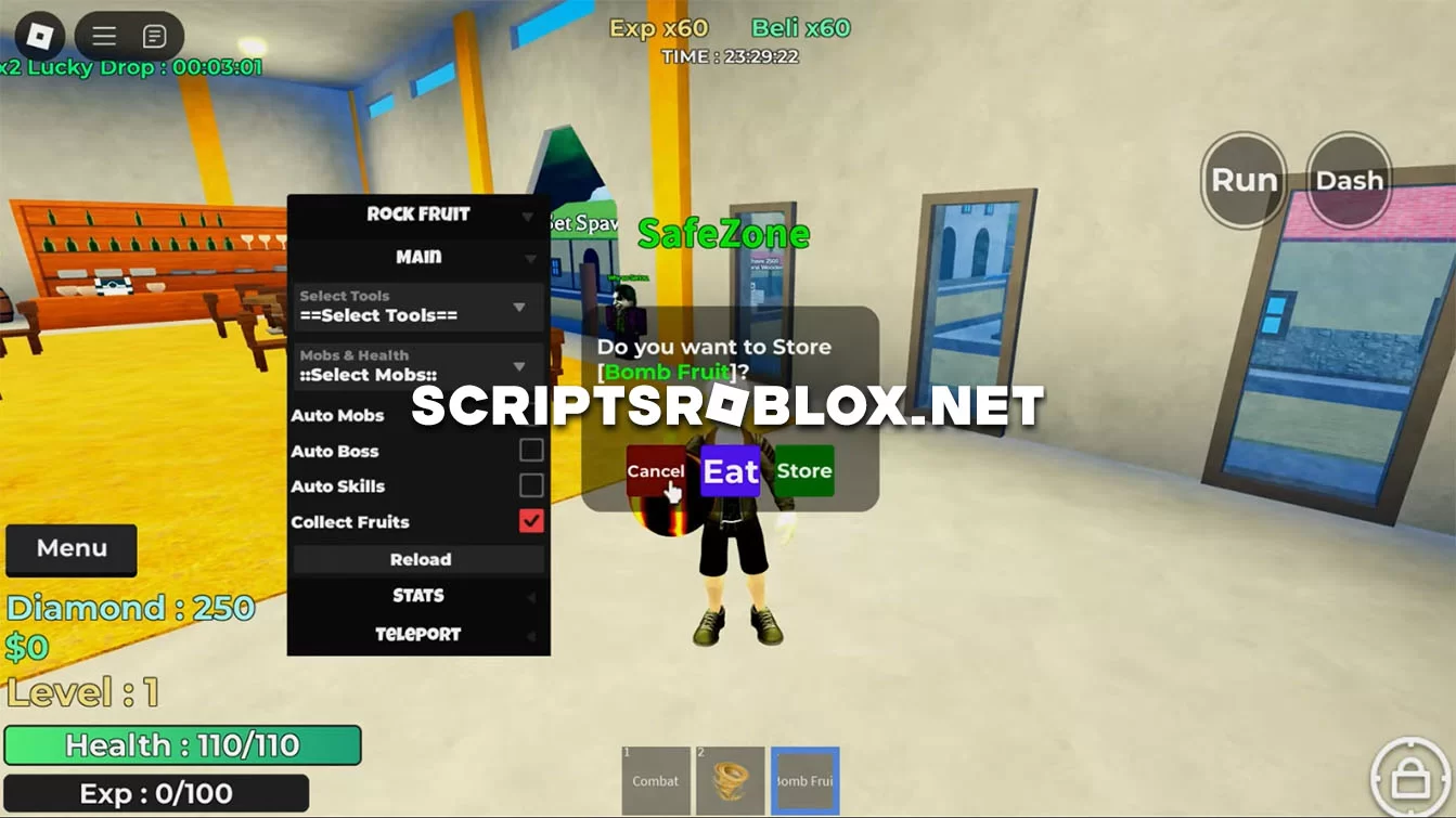 Rock Fruit Script: Auto Skills, Auto Mobs, Auto Boss & More