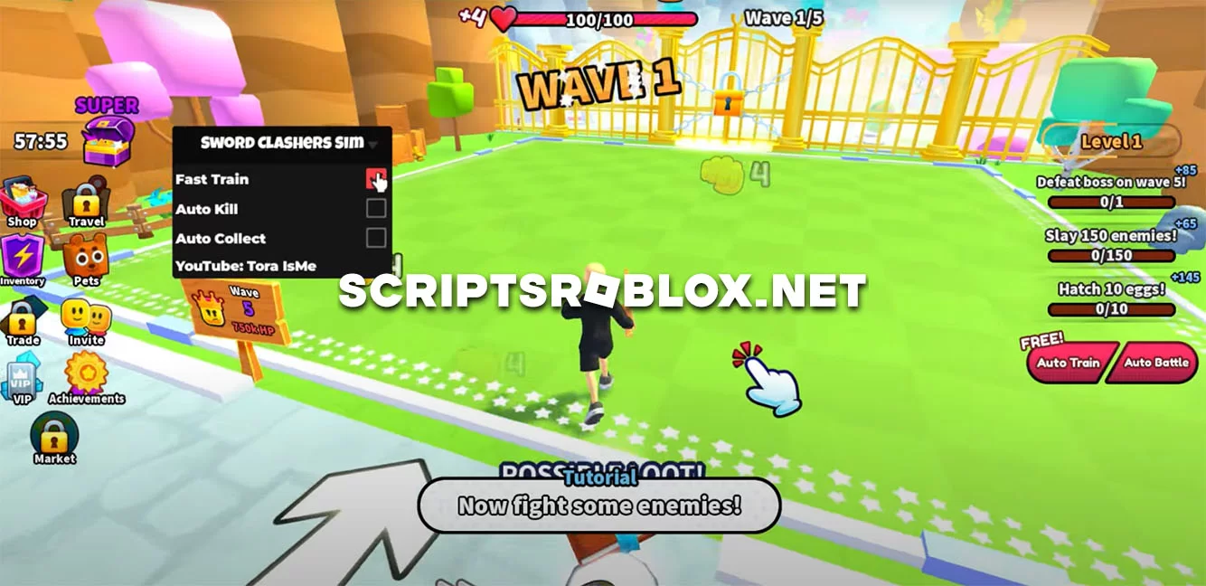 Sword Clashers Simulator Script: Fast Train, Auto Collect & More