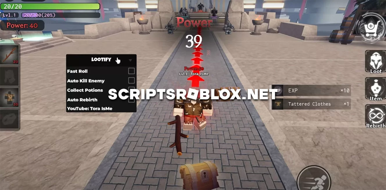 Lootify Script: Fast Roll, Auto Rebirth, Auto Kill & More