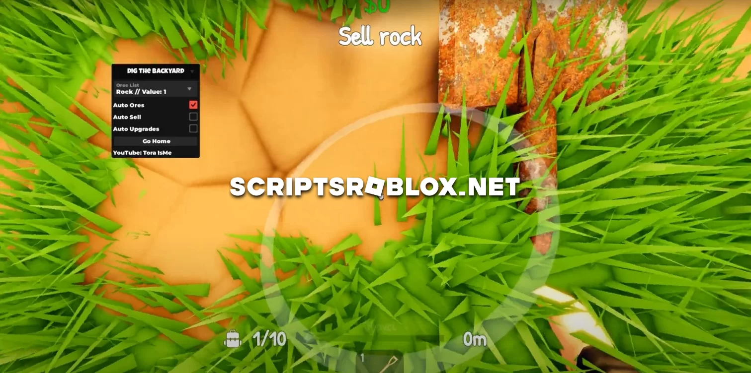 Dig the Backyard Script: Auto Farm, Auto Sell & More (No Key)