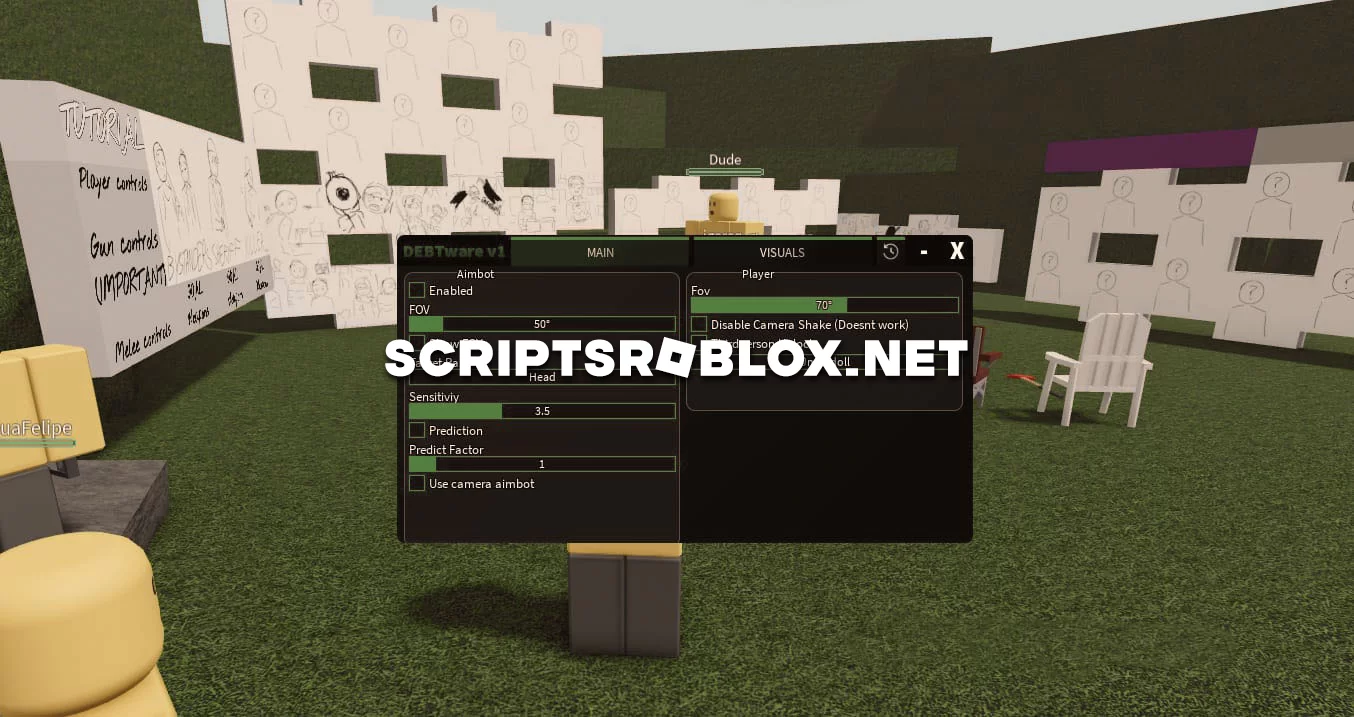 Blood Debt Script: FOV, Aimbot, Esp & More
