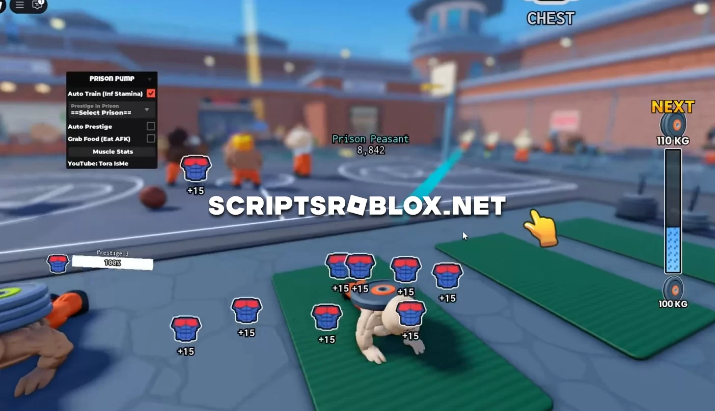 Prison Pump Script: Auto Train, Auto Prestige, AFK Eat & More