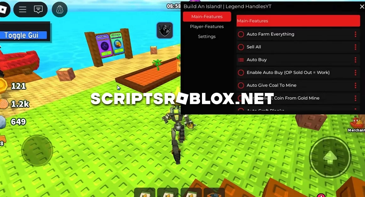 Build An Island Script: Auto Farm, Auto Buy, Sell All, Dupes & More
