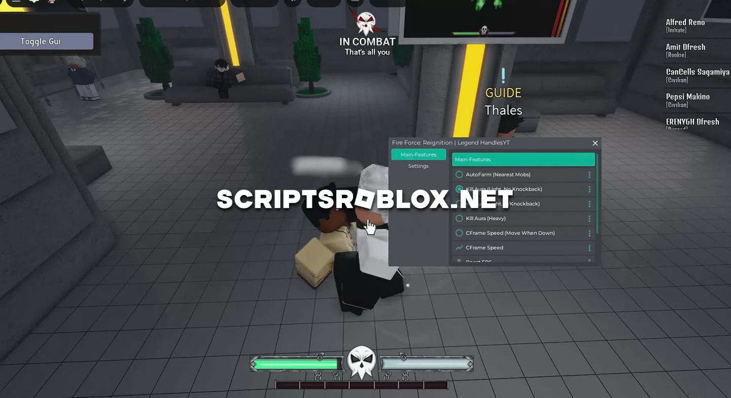 Fire Force Reignition Script: Auto Farm, Kill Aura & More