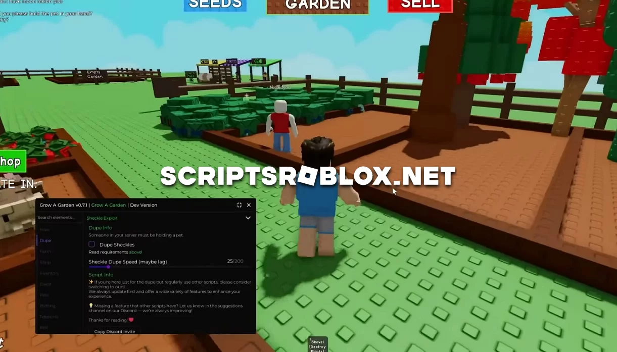 Grow a Garden Script: Farm, Dupe Cash, Dupe Sheckles & More