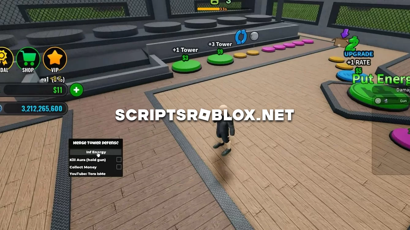 Merge Tower Defense Script: Kill Aura, Inf Energy & More