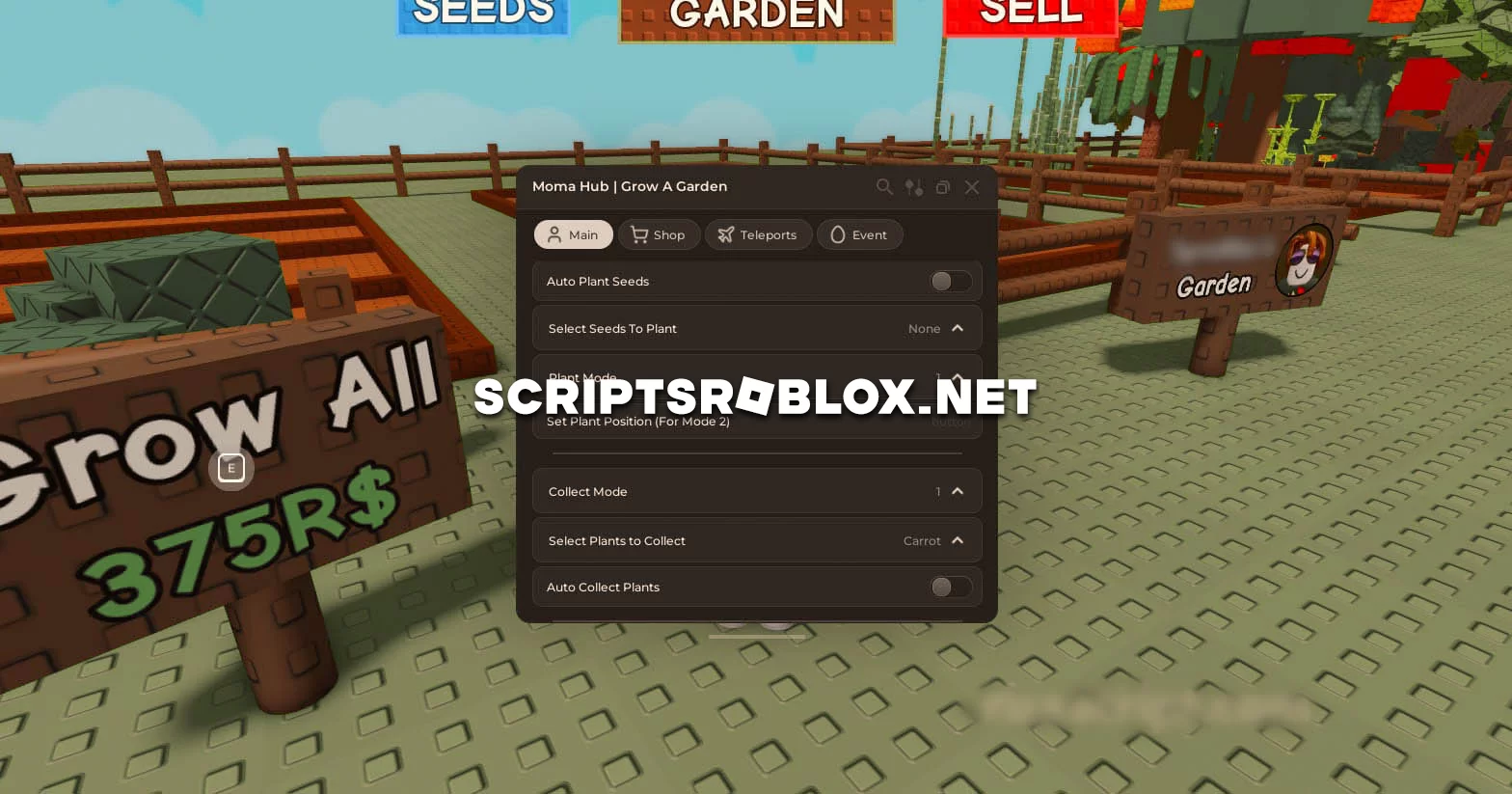 Grow a Garden Script (Moma Hub): Auto Farm GUI