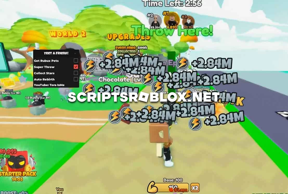 Yeet A Friend Script: Get Robux Pets, Super Throw & More