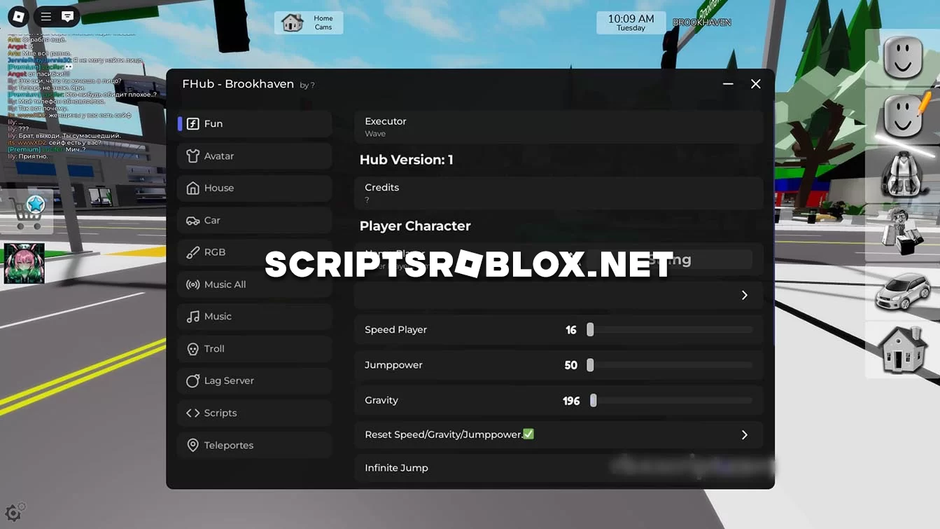 Brookhaven RP Script: Teleports, Speed Player, Jump Power & More