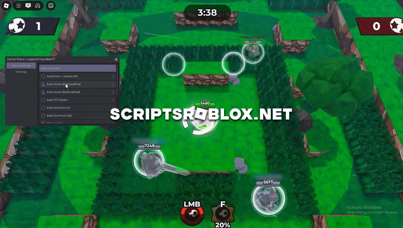 Jump Stars Script: God Mode, Auto Farm, Kill Aura & More