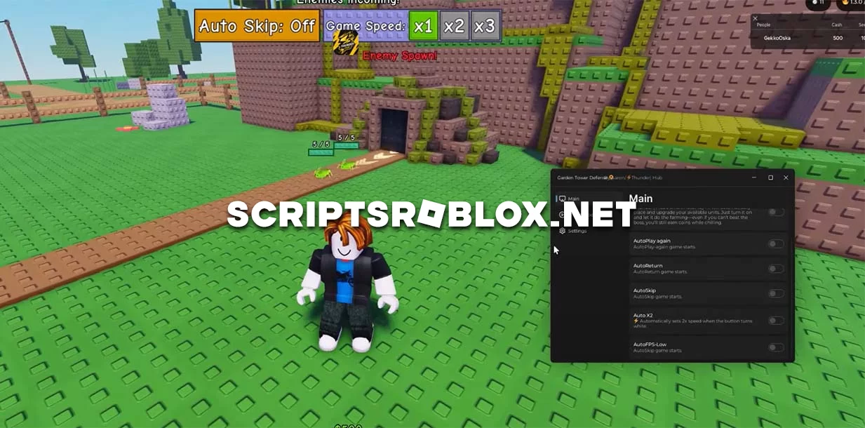 Garden Tower Defense Script: Auto Play, Auto Upgrade & More
