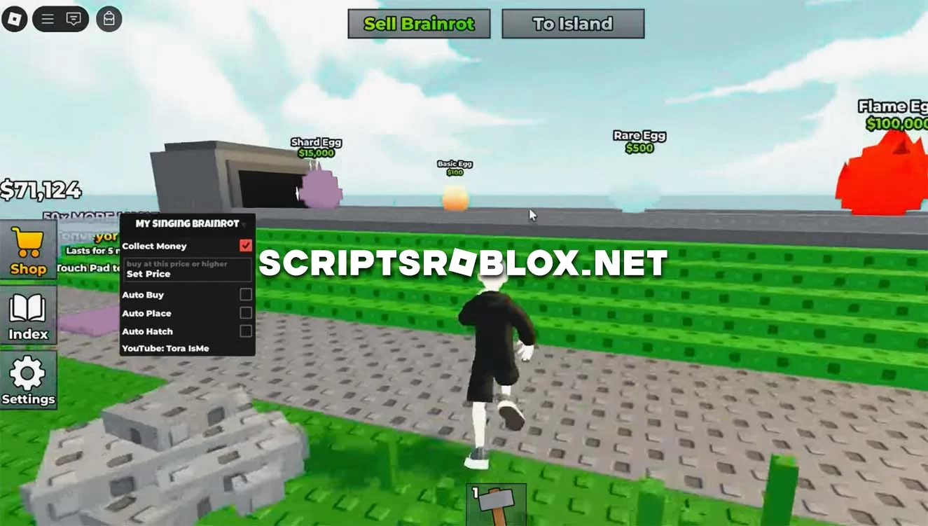 My Singing Brainrot Script: Collect Money, Auto Buy & More