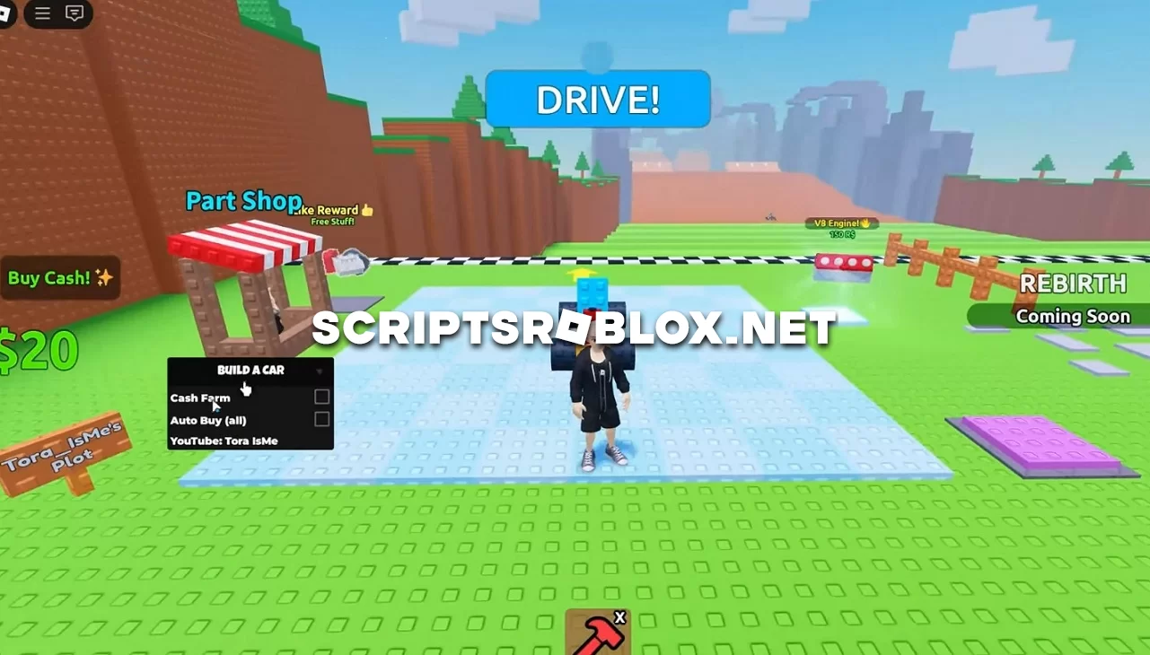 Build a Car Script: Cash Farm, Auto Buy All